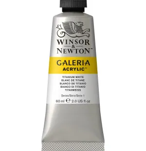 W&N Galeria akrylfärg Titanium white 60ml image