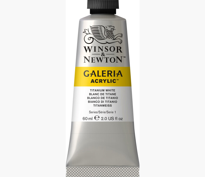 WN Galeria akrylfarg Titanium white 60ml kuva