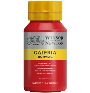 W&N Galeria akrylfärg Cadmium Red Hue 500ml image