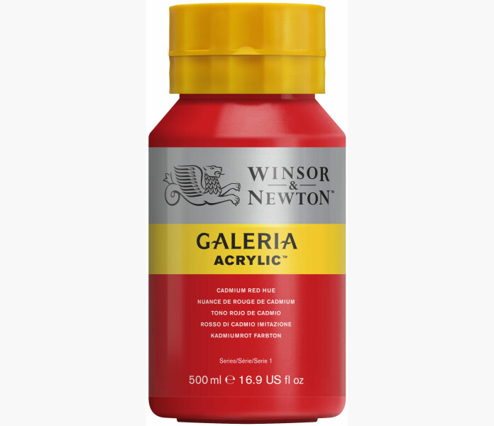 WN Galeria akrylfarg Cadmium Red Hue 500ml kuva