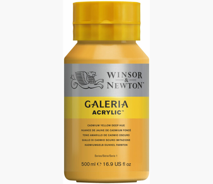 WN Galeria akrylfarg Cad.Yellow Deep Hue 500ml. kuva
