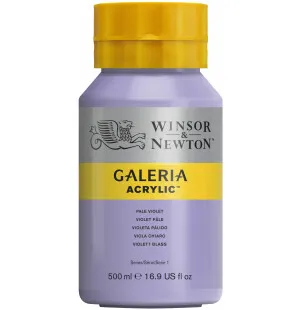 W&N GALERIA ACRYLIC PALE VIOLET 500ml. kuva