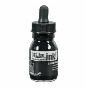 BLÄCK AKRYL METALLIC CARBON BLACK 30ml kuva