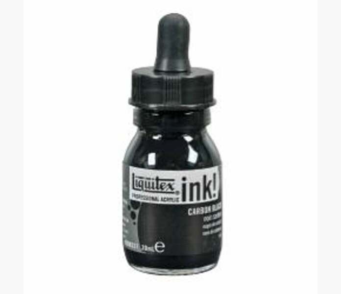 Liquitex Acrylic Ink 337 Carbon black 30 ml kuva