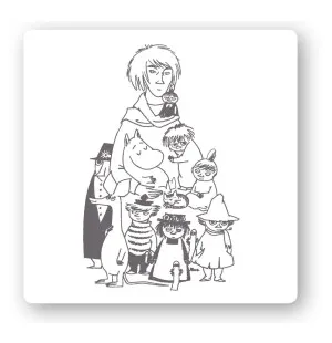 GLASUNDERLAG MUMIN FAMILY kuva