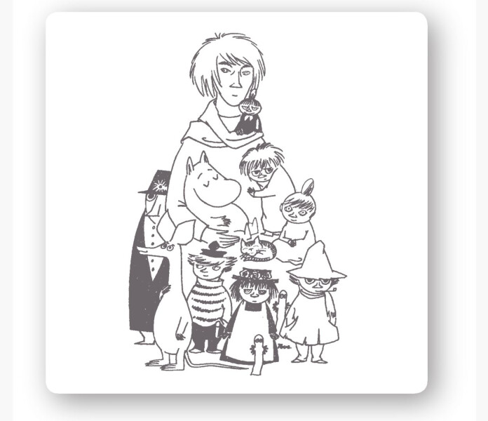 GLASUNDERLAG MUMIN FAMILY kuva