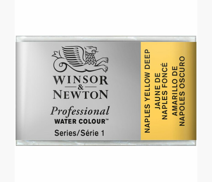 Akvarellfarg Naples yellow deep kuva