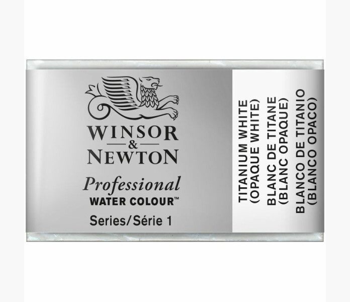 Akvarellfarg titanium white kuva