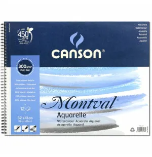 Canson Montval akvarell papper A3 300g/m2 32x41cm image