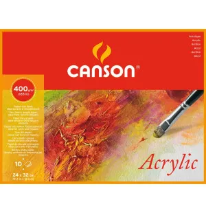 Canson akvylblock 24x32cm 10 ark 400 g image
