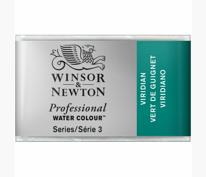 Akvarellfarg viridian hel kuva