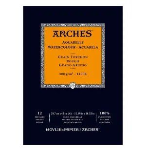 Arches Akvarellblock A3/12 Grovt 300mg image