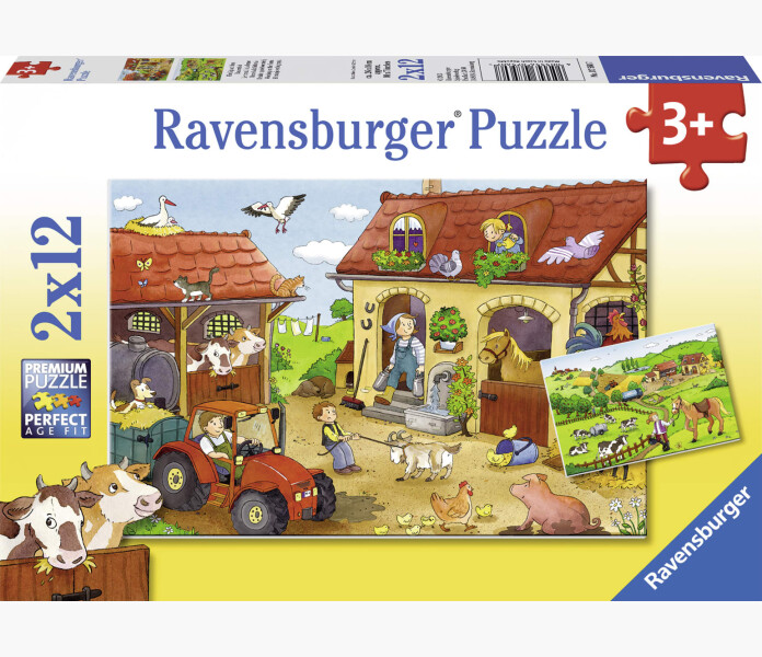 Pussel Working on the farm 2x12bitar 3+ image