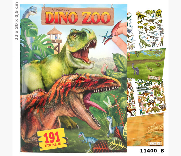 Dino World Zoo Pysselbok kuva