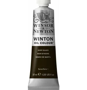 W&N Winton oljefärg Ivory Black 37ml kuva