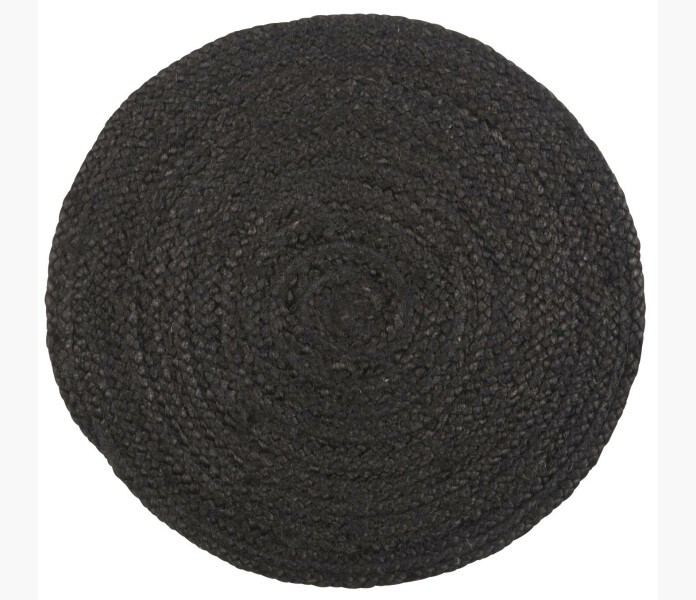 Iblaursen place mat rund black jute image