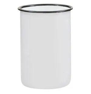 IB Laursen Tandborstsmugg/mugg vit emalj image
