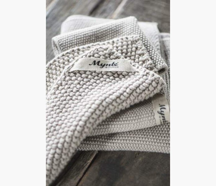 Dish cloth Mynte sand knitted 1 image