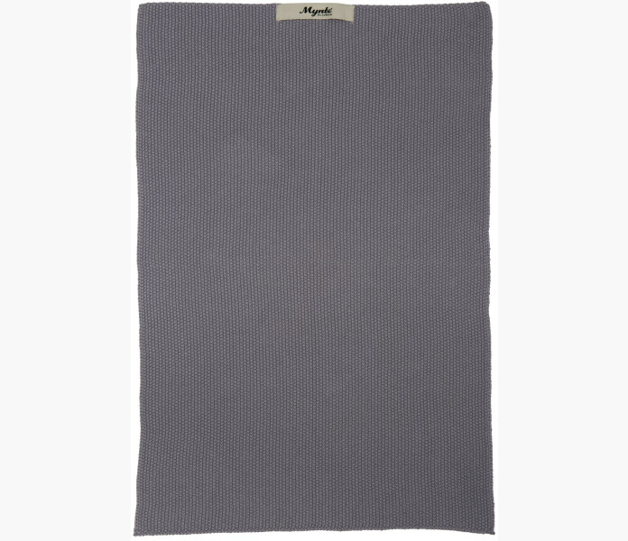 Iblaursen towel mynte dark grey knitted kuva