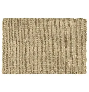 Dörrmatta jute natur, gummi baksida, 60x90 cm image