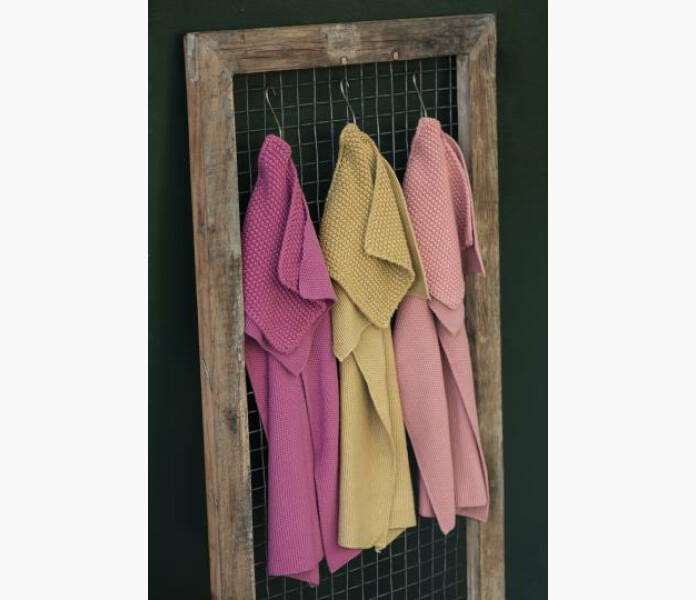 Dish cloth Mynte Mustard knitted 1 kuva