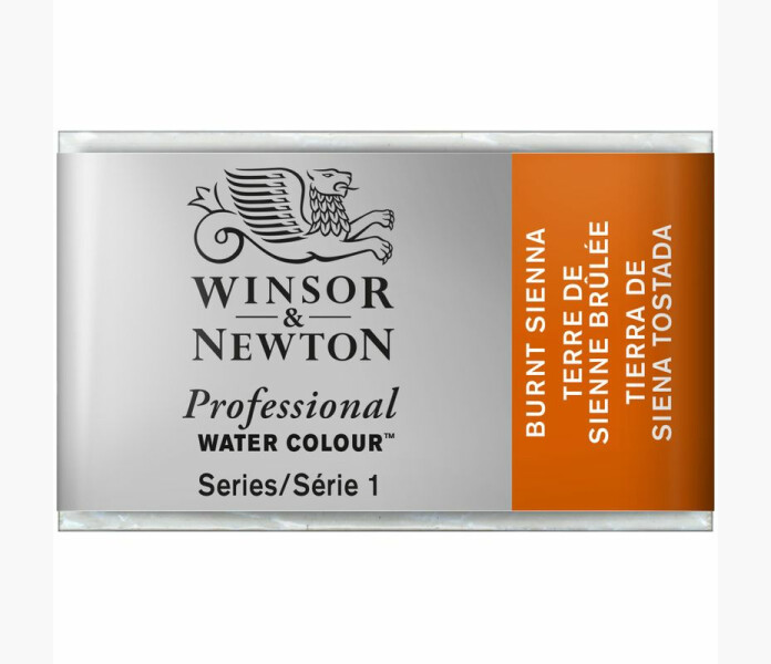 Akvarellfarg burnt sienna kuva