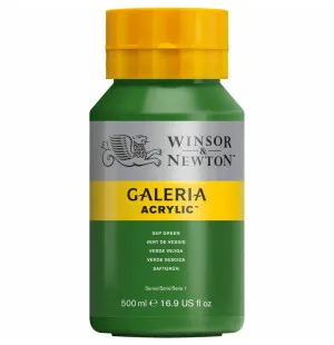 W&N Galeria akrylfärg Sap Green 500ml image