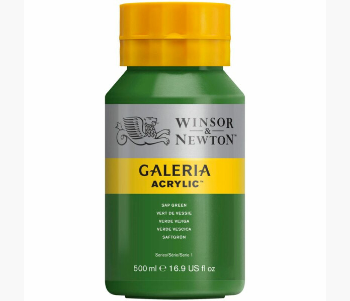 WN Galeria akrylfarg Sap Green 500ml kuva