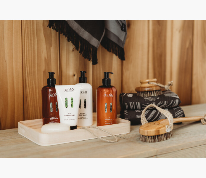 Rento Bath brush bamboo 4 image