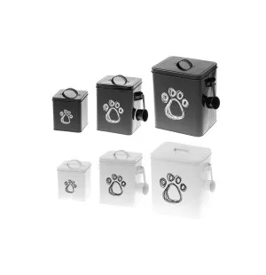 4Living Hundmatlåda metall 25,5x20,5x30cm image