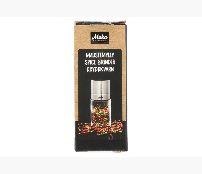 Maku spice grinder glass and steel 3 kuva
