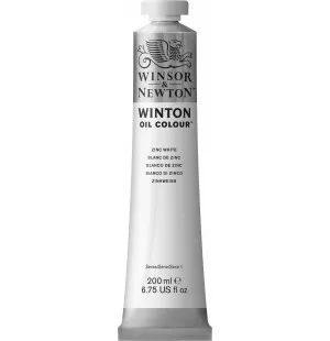 W&N Winton oljefärg Zinc White 200ml. kuva