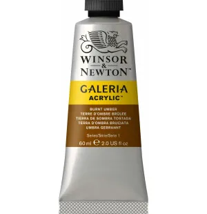 W&N Galeria akrylfärg 60ml Burnt Umber image