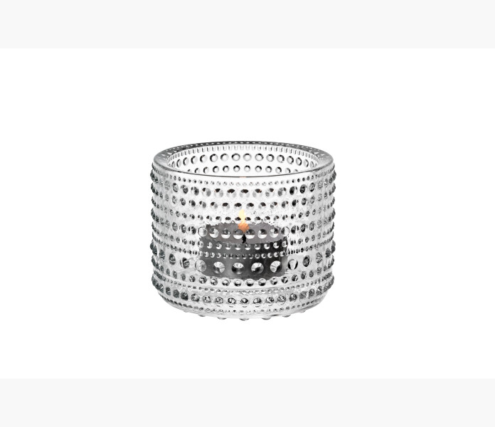 Iittala Kastehelmi candleholder clear 64 mm image