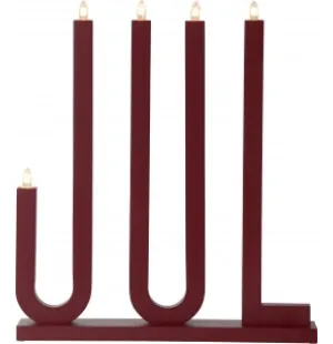 Jul ljusstake röd kuva