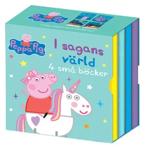 Greta Gris: I sagans värld 4 små böcker kuva