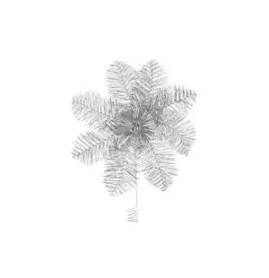Winteria julgransstjärna silver 25cm kuva