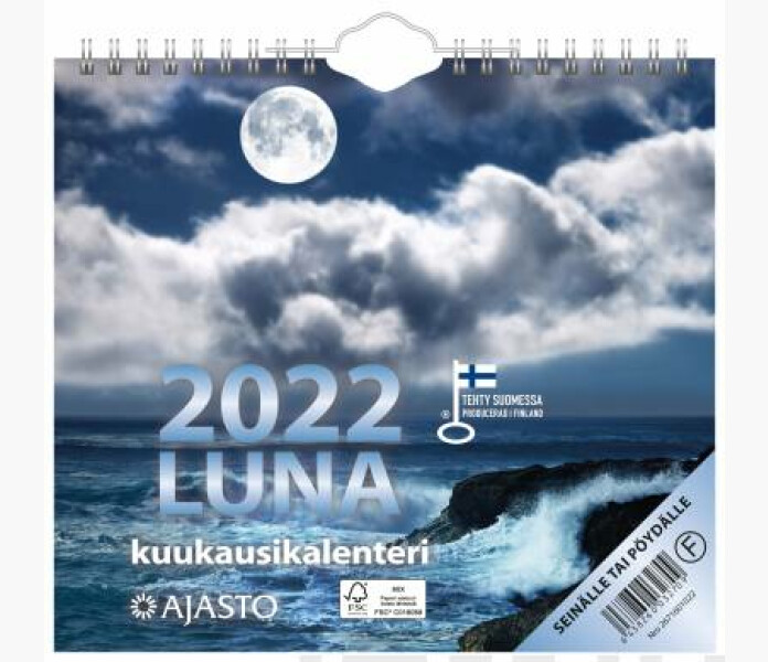Luna Manadskalender kuukausikalenteri 2022 kuva