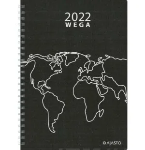 Ajasto Kalender Wega Eko 2022, svart, musta kuva