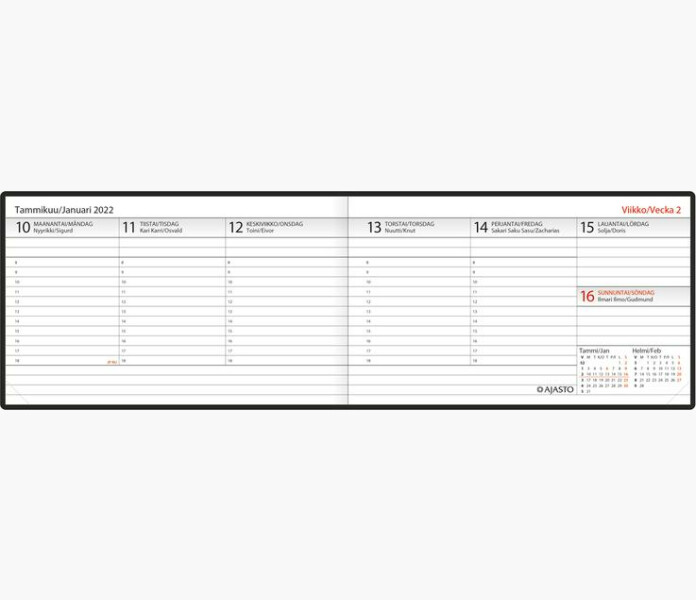 Ajasto Kalender Taskumemo 20221 kuva