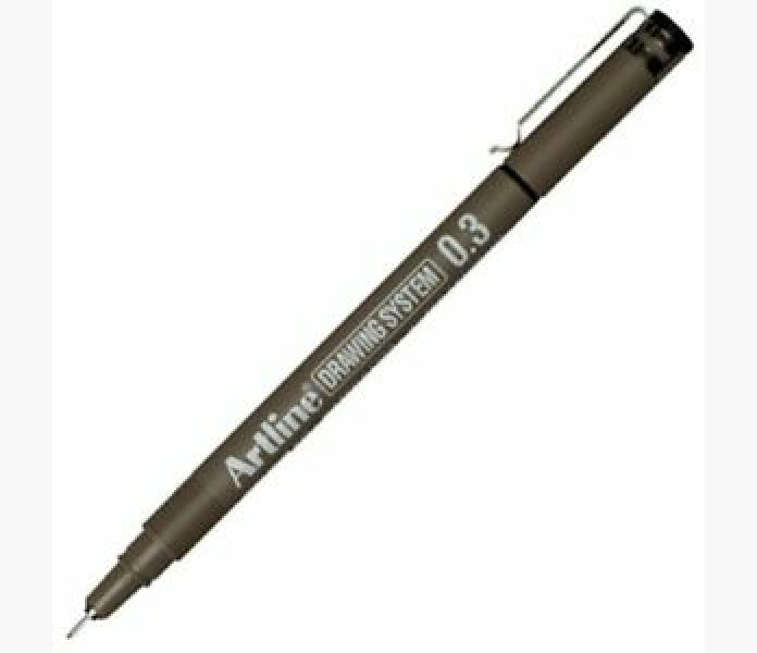 Artline teknikpenna svart 03mm image