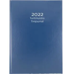 Tuntimuistio kalender A4, blå. Sve.-Fi. kuva