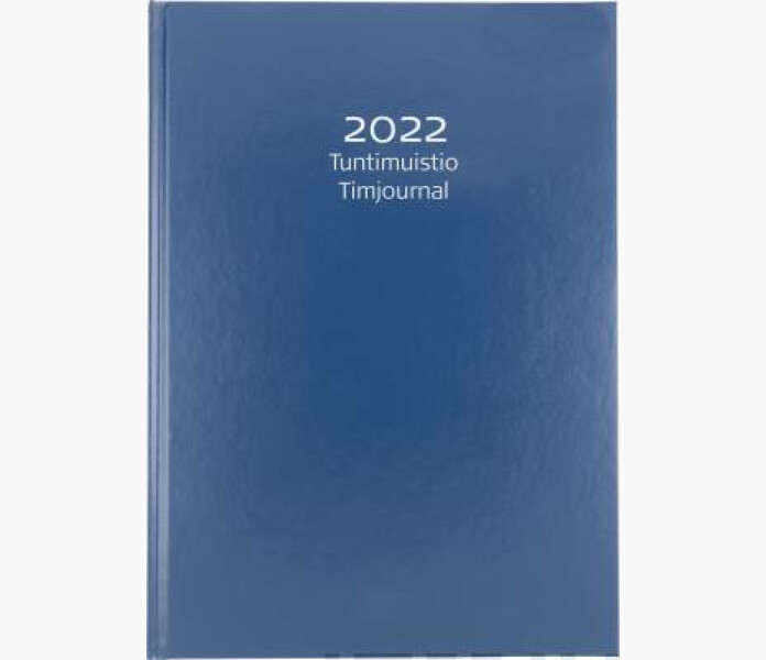 Tuntimuistio kalender A4 bla. Sve. Fi. kuva
