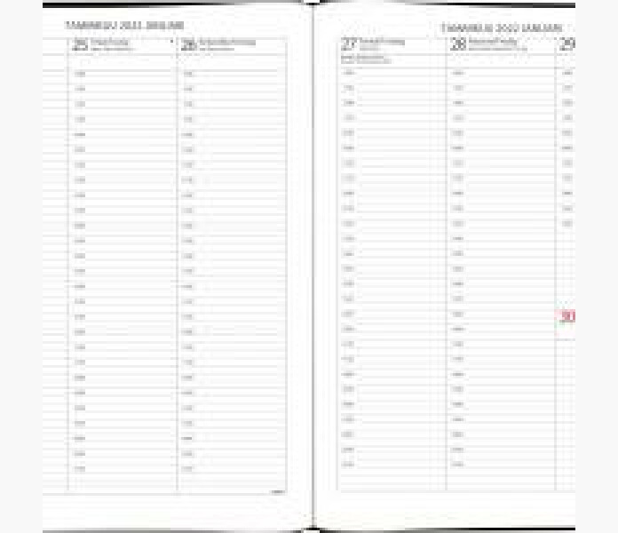 Tuntimuistio kalender A4 bla. Sve. Fi.1 kuva