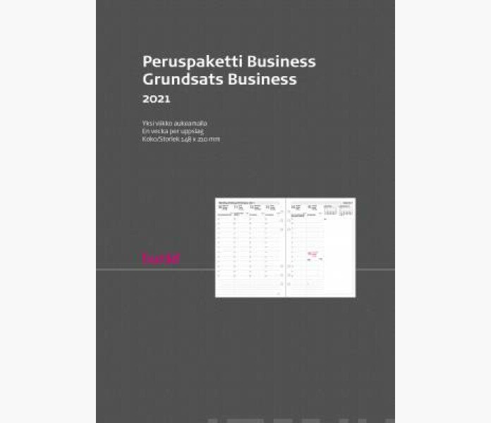 Business Grundsats kalender 2022 A5 kuva