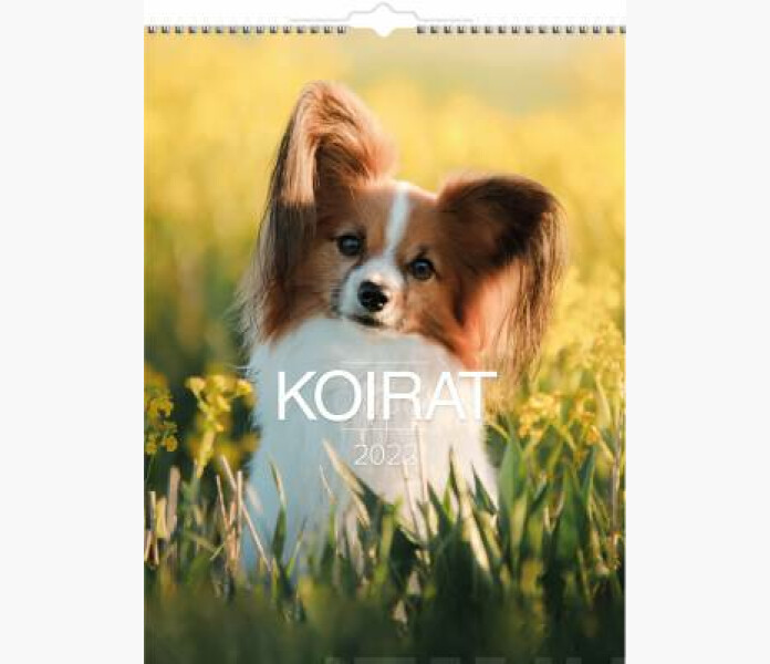 Koirat 2022 seinakalenteri. Suom.kielinen kuva