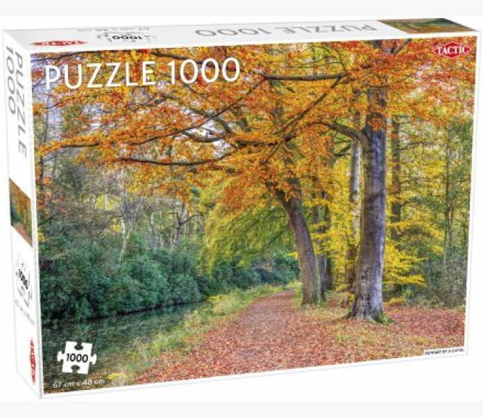 Pussel 1000 bitar Pathway by a canal kuva