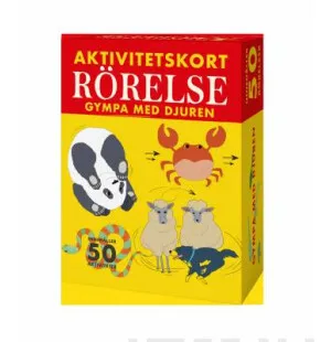 Aktivitetskort, rörelse gympa med djuren image