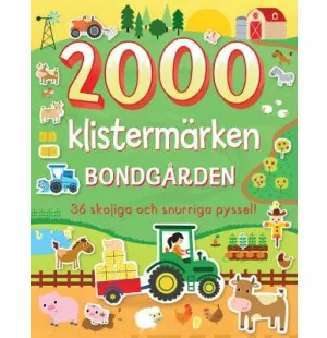 2000 klistermärken Bondgården: 36 pyssel kuva