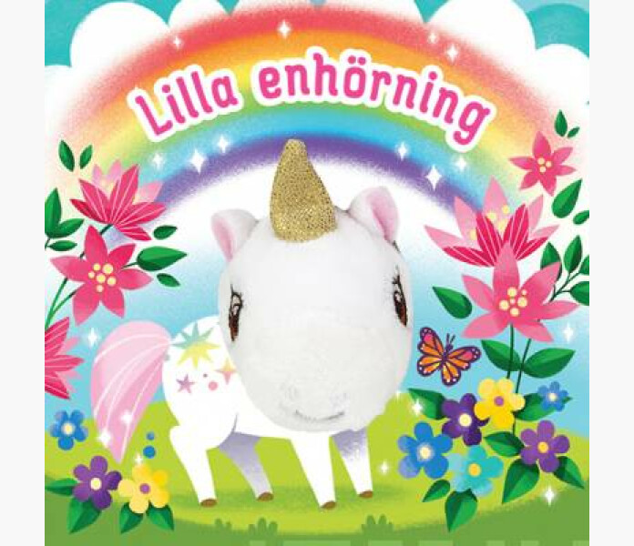 Lilla enhorning sot saga med fingerdocka kuva